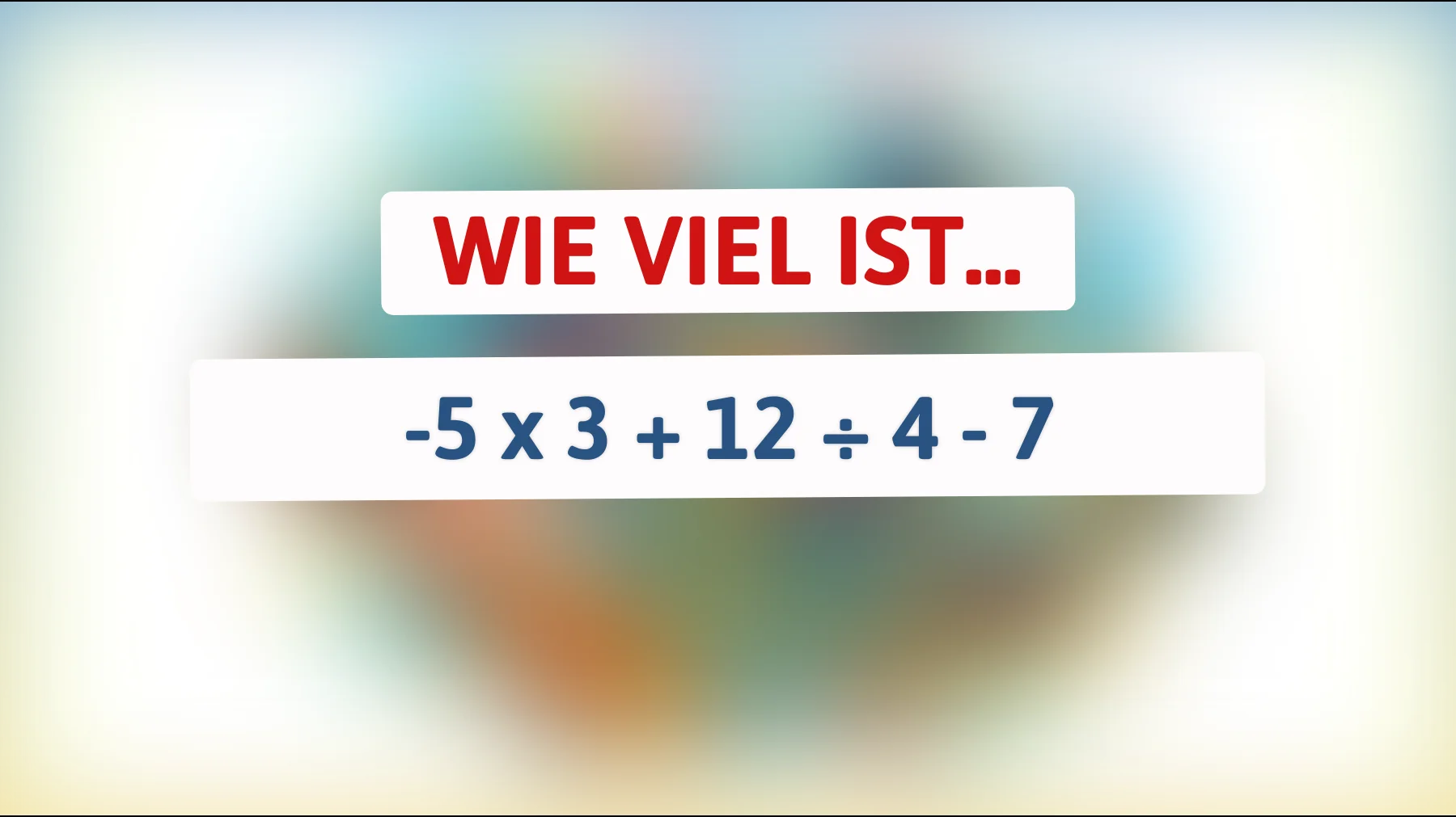 Dieses Rätsel löst nur, wer zu den klügsten 1% gehört: Schaffst du es ohne Taschenrechner?"