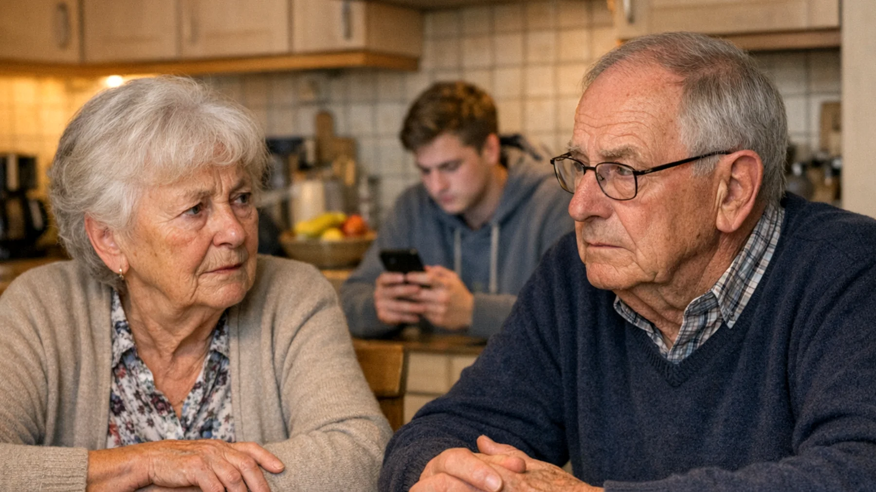 Die Großeltern beobachten mit wachsender Sorge, dass ihr erwachsenes Enkelkind zunehmend soziale Kontakte meidet, Einladungen von Gleichaltrigen ablehnt und sich bei Gruppenveranstaltungen extrem unwohl fühlt. Trotz ihres Wunsches zu helfen, wissen die Großeltern nicht, wie sie das Thema ansprechen sollen, ohne das Enkelkind zu verletzen oder zu drängen."