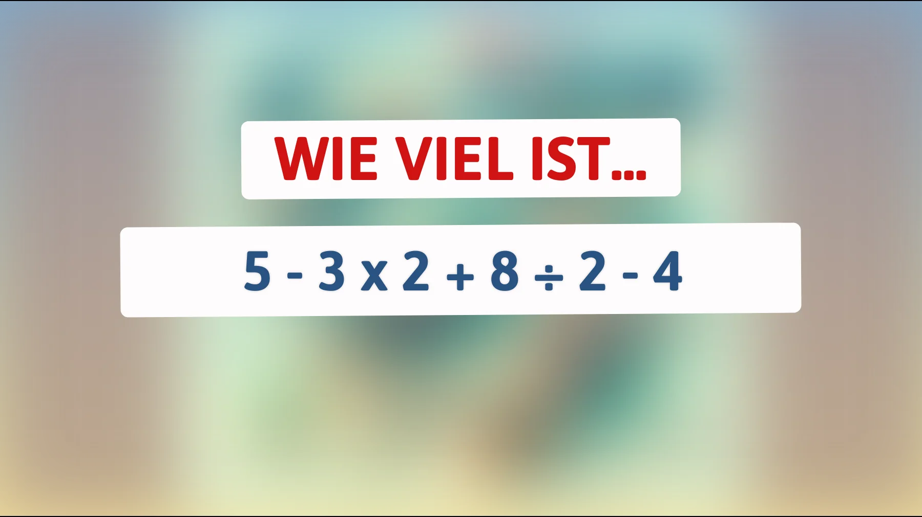 Hast du das Zeug dazu, das Rätsel zu knacken, das selbst die Klügsten ins Grübeln bringt? Teste deine mathematischen Fähigkeiten jetzt!"