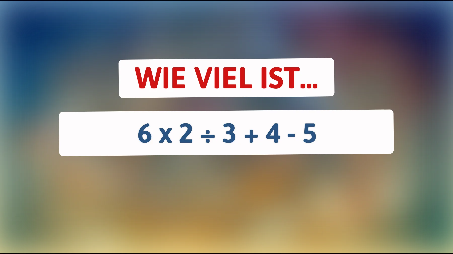 Hast du das Zeug dazu, dieses mathematische Rätsel zu lösen und dein Genie unter Beweis zu stellen?"