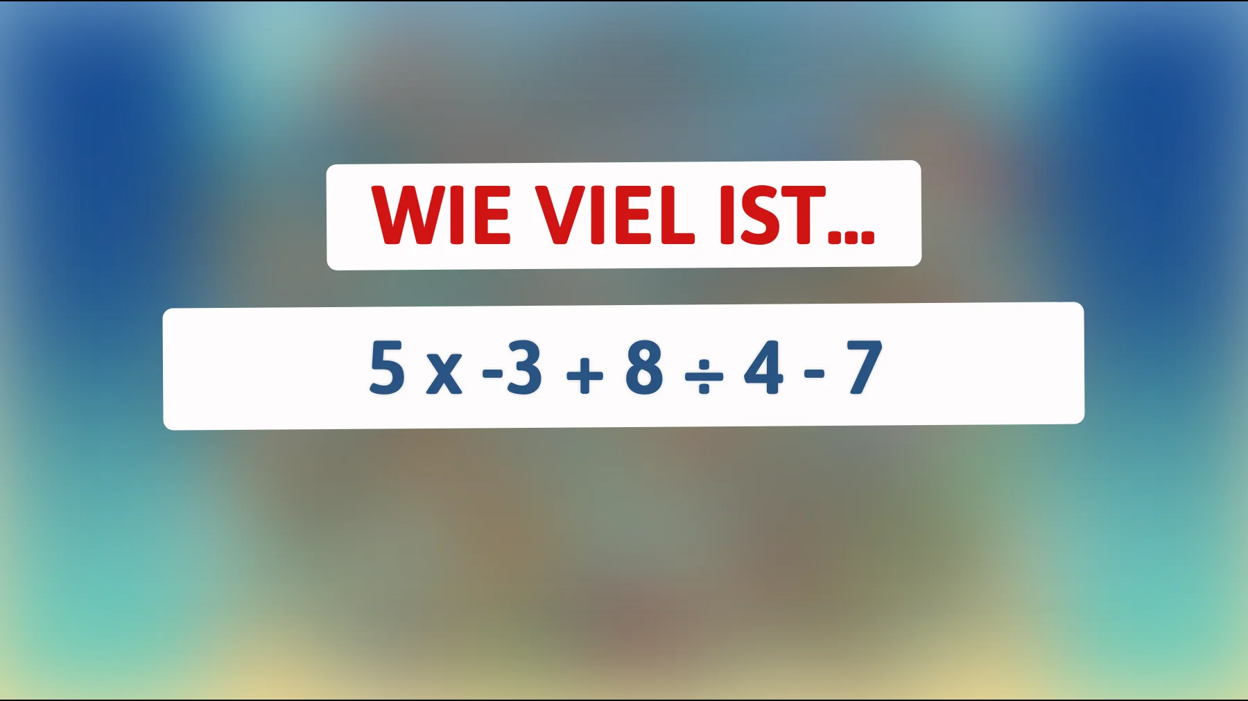 Nur 1% aller Menschen schaffen es: Knacke dieses mathematische Rätsel und teste dein Genie!"